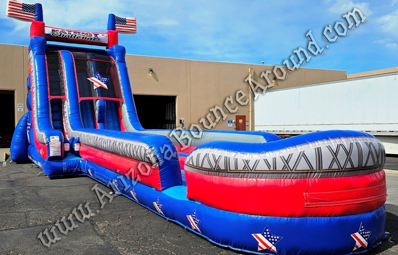 Ninja Warrior Inflatable Water Slide Rental Phoenix AZ